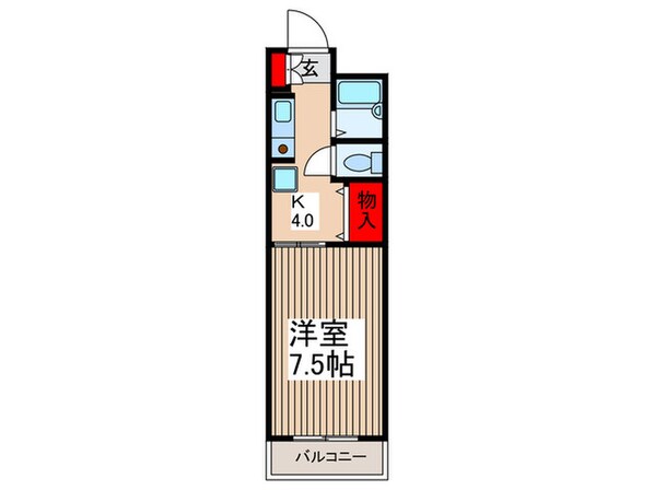 サンハイツ東大門の物件間取画像